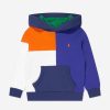 Boys Ralph Lauren Kids Sweatshirts & Hoodies | Boys Colourblock Hoodie In Multicolour