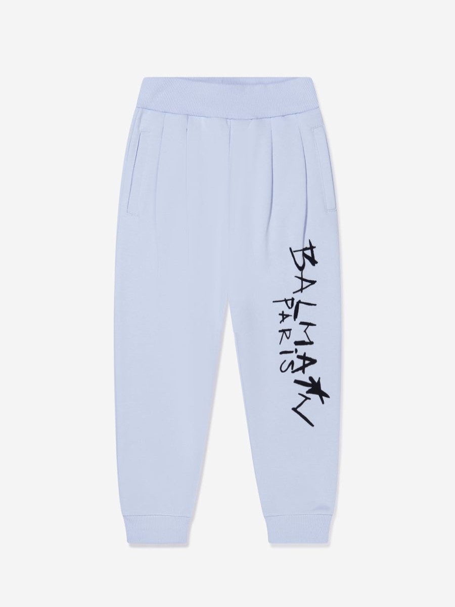 Boys Balmain Sweatpants | Balmain - Boys Logo Print Sweatpants | Childsplay Clothing