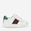 Boys Gucci Kids Sneakers | Kids Leather Ace Trainers