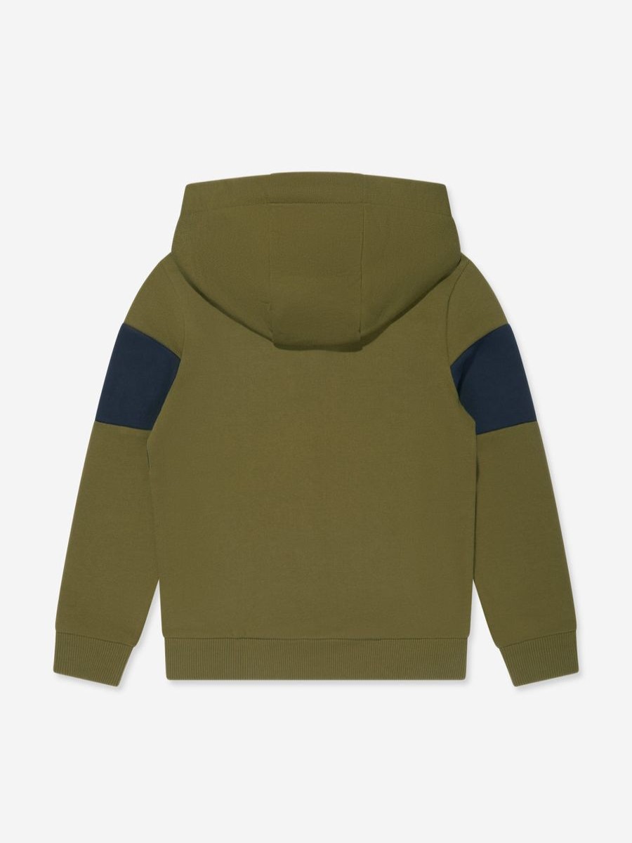 Boys Tommy Hilfiger Sweatshirts & Hoodies | Boys Essential Colourblock Hoodie In Green