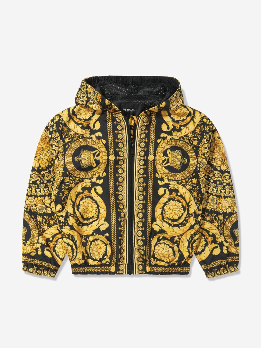 Boys Versace Coats & Jackets | Versace - Kids Barocco Zip Up Jacket | Childsplay Clothing