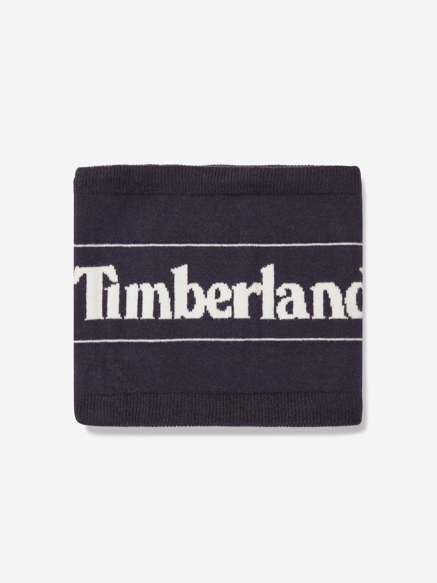 Boys Timberland Scarves & Gloves | Baby Boys Snood In Navy