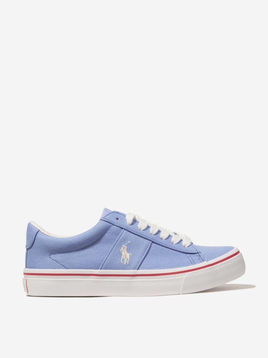 Boys Ralph Lauren Kids Sneakers | Boys Sayer Trainers In Blue