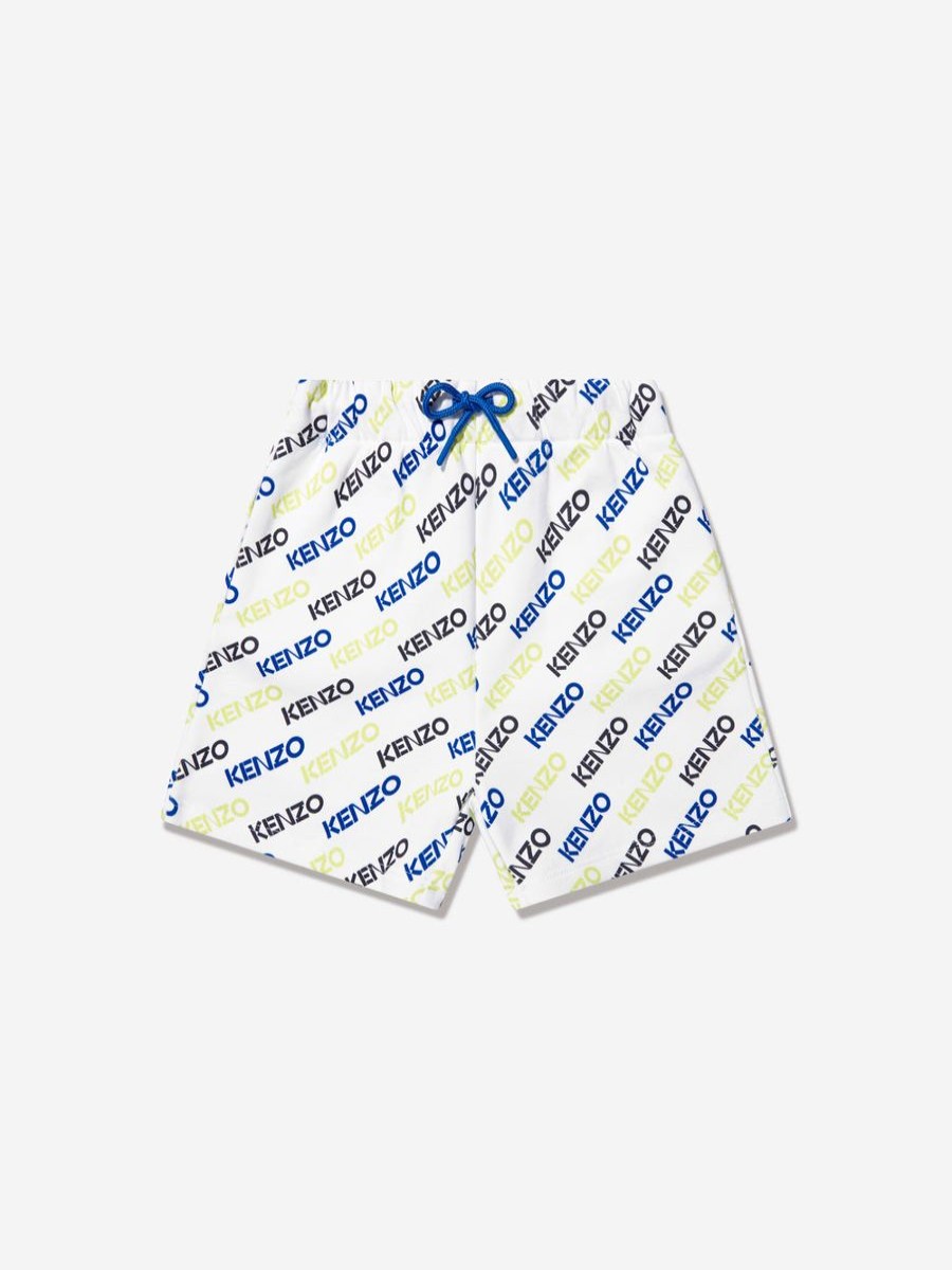 Boys KENZO KIDS Shorts | Baby Boys Logo Bermuda Shorts In White