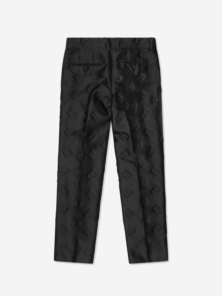 Boys Dolce & Gabbana Kids Trousers | Boys Suit Trousers In Black