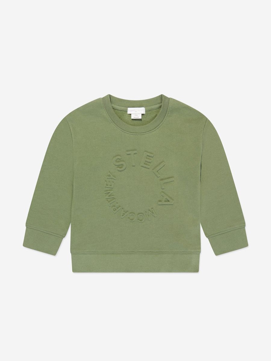 Boys Stella McCartney Kids Sweatshirts & Hoodies | Boys Logo Sweatshirt In Green