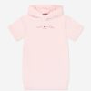 Girls Tommy Hilfiger Dresses | Girls Essential Hoodie Dress In Pink