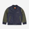 Boys Timberland Coats & Jackets | Boys Logo Bomber Jacket In Navy