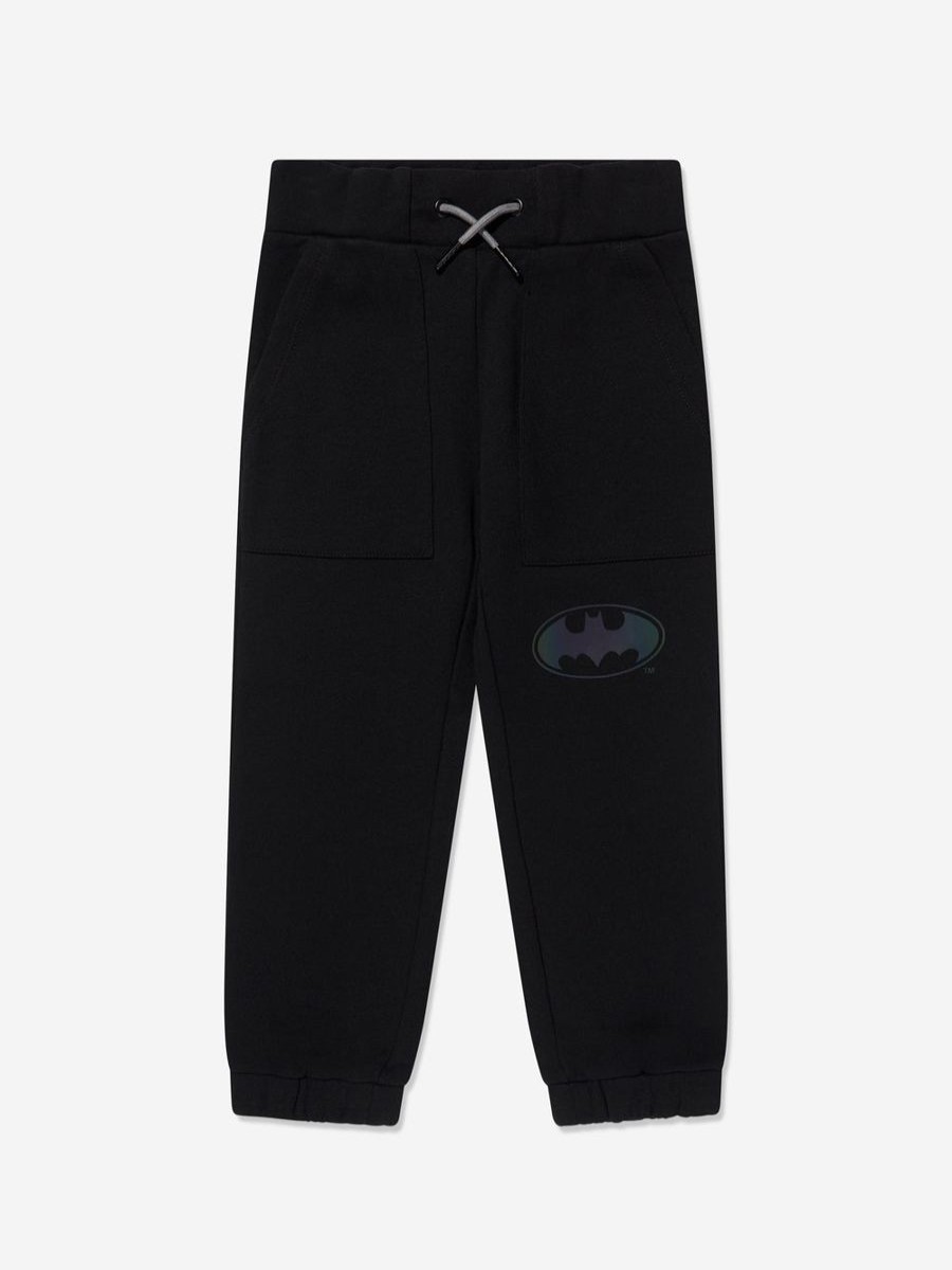 Boys DKNY Sweatpants | Kids Batman Logo Joggers In Black