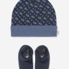 Baby BOSS Outfits & Sets | Baby Boys Hat & Slipper Socks Gift Set In Navy