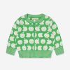 Boys The Bonnie Mob Jumpers & Cardigans | Kids Apple Knit Cardfigan In Green