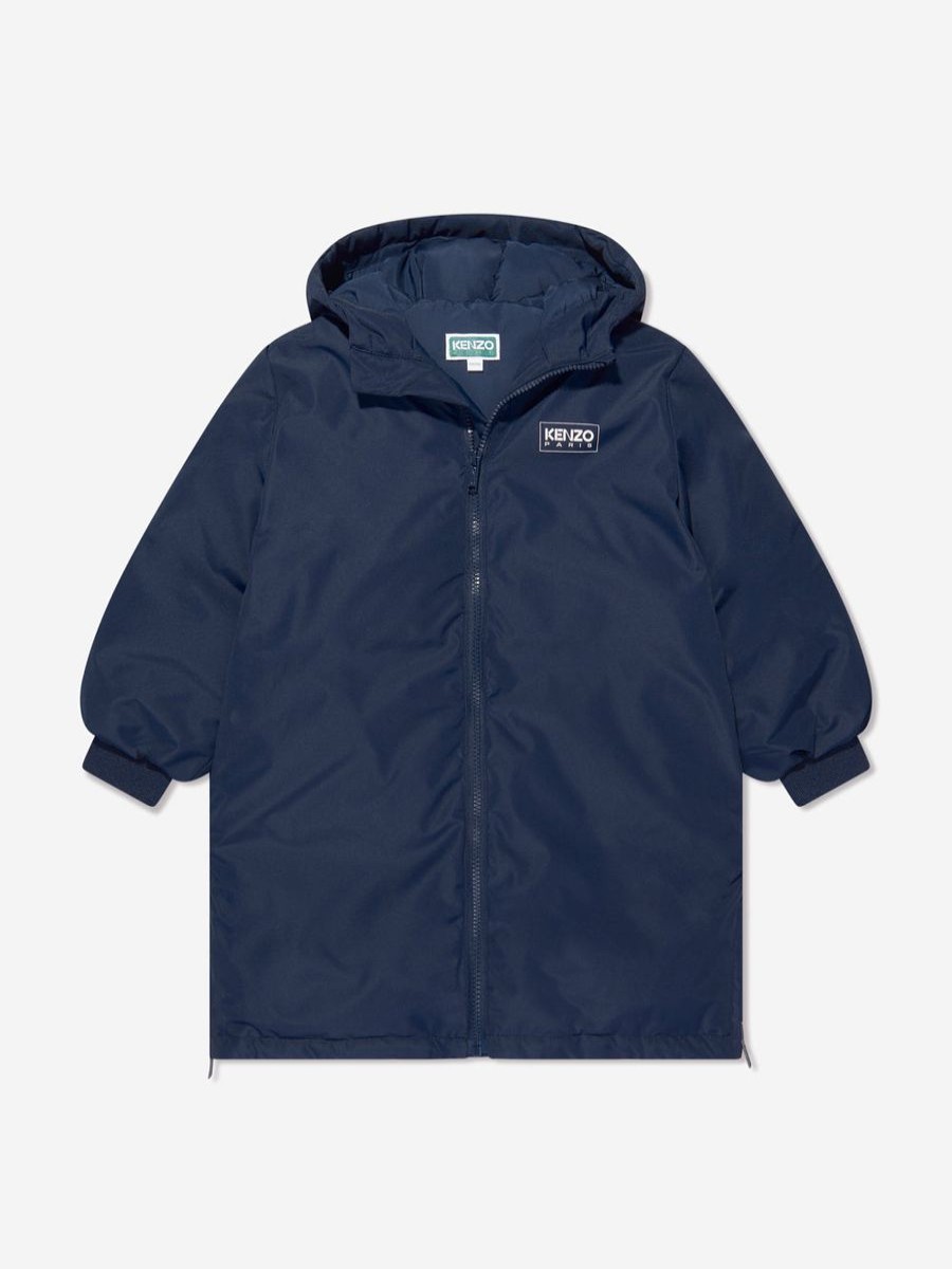 Boys KENZO KIDS Coats & Jackets | Kids Down Padded Jacket In Navy