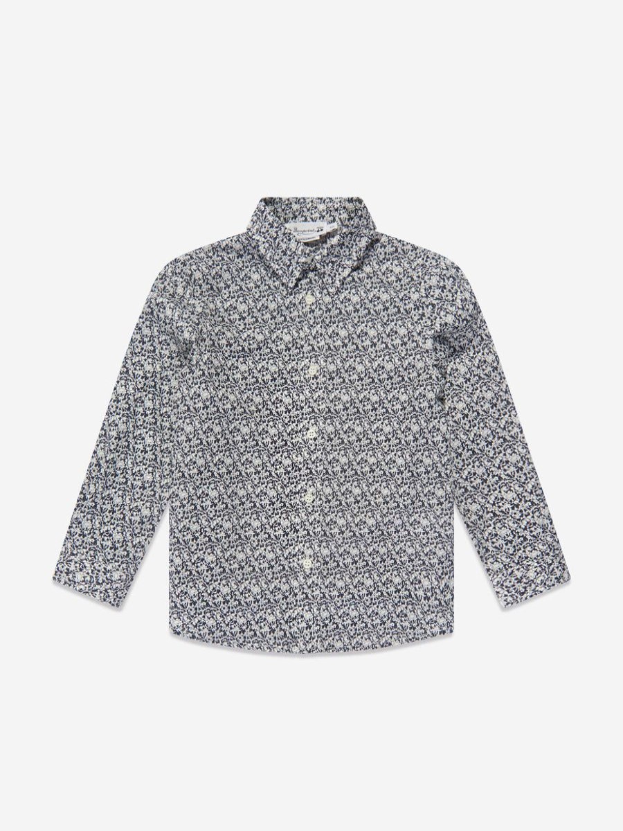 Boys Bonpoint Shirts | Boys Daho Shirt In Blue