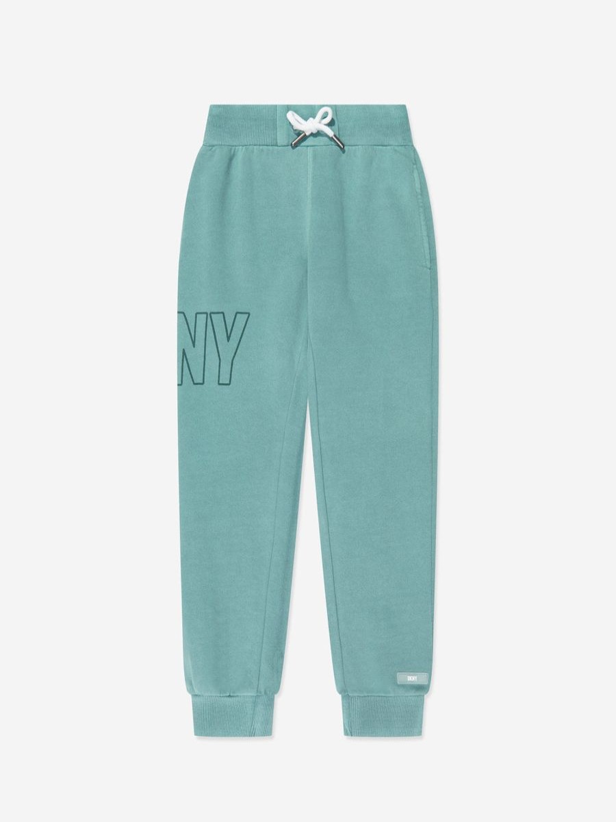 Boys DKNY Sweatpants | Kids Logo Joggers In Turquoise