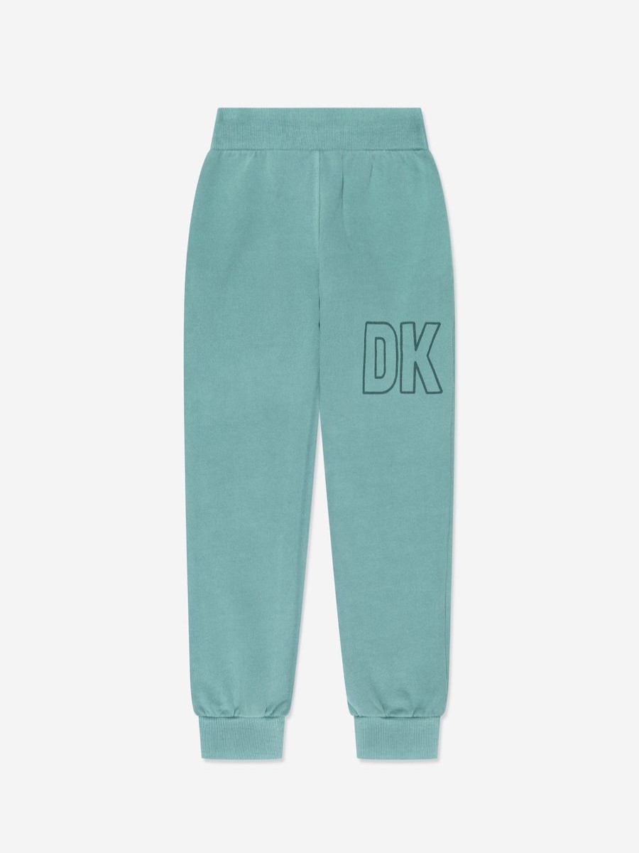 Boys DKNY Sweatpants | Kids Logo Joggers In Turquoise