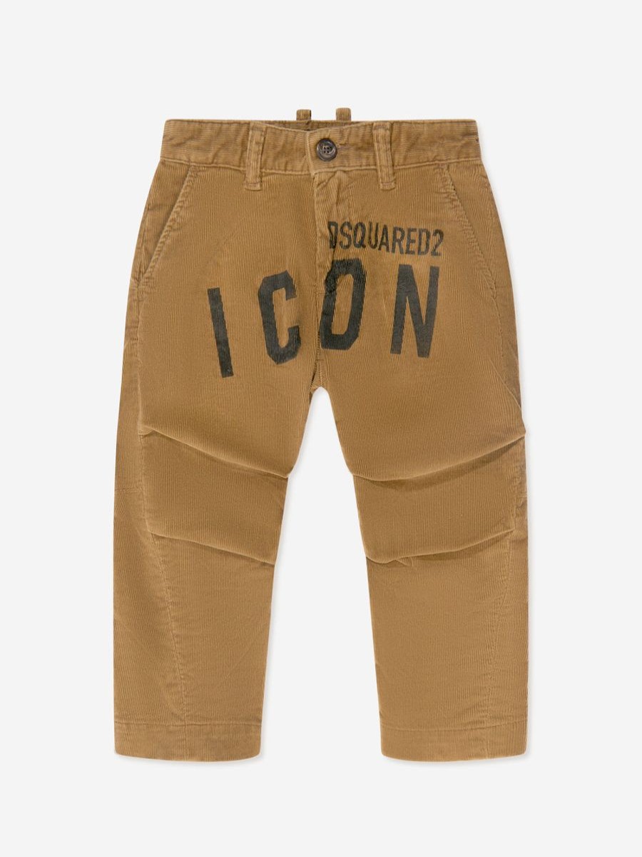 Boys Dsquared2 Kids Trousers | Dsquared2 Kids - Boys Corduroy Icon Trousers | Childsplay Clothing