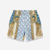 Boys Versace Swimwear | Boys Swim Shorts In Blue