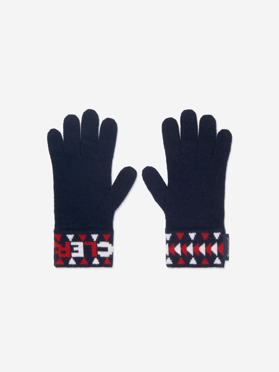 Boys Moncler Enfant Scarves & Gloves | Moncler Enfant - Boys Wool Knitted Gloves | Childsplay Clothing