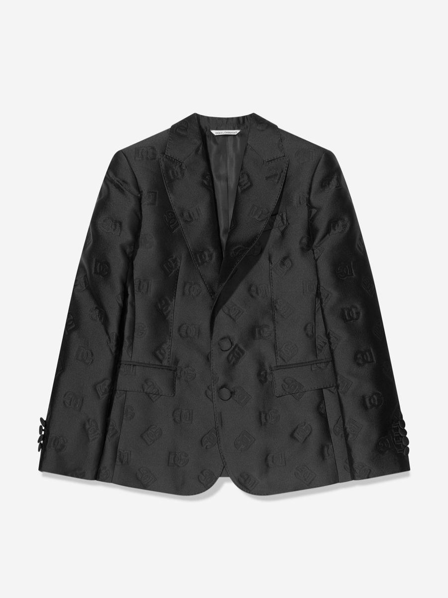 Boys Dolce & Gabbana Kids Coats & Jackets | Boys Tuxedo Blazer In Black