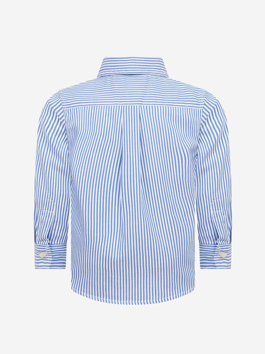 Boys Ralph Lauren Kids Shirts | Ralph Lauren Kids - Baby Boys Slim Fit Striped Oxford Shirt | Childsplay Clothing