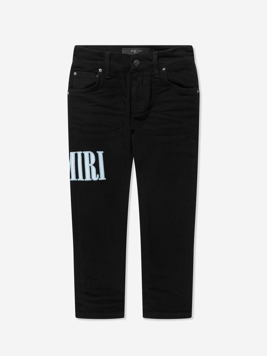 Boys Amiri Jeans | Boys Logo Jeans In Black