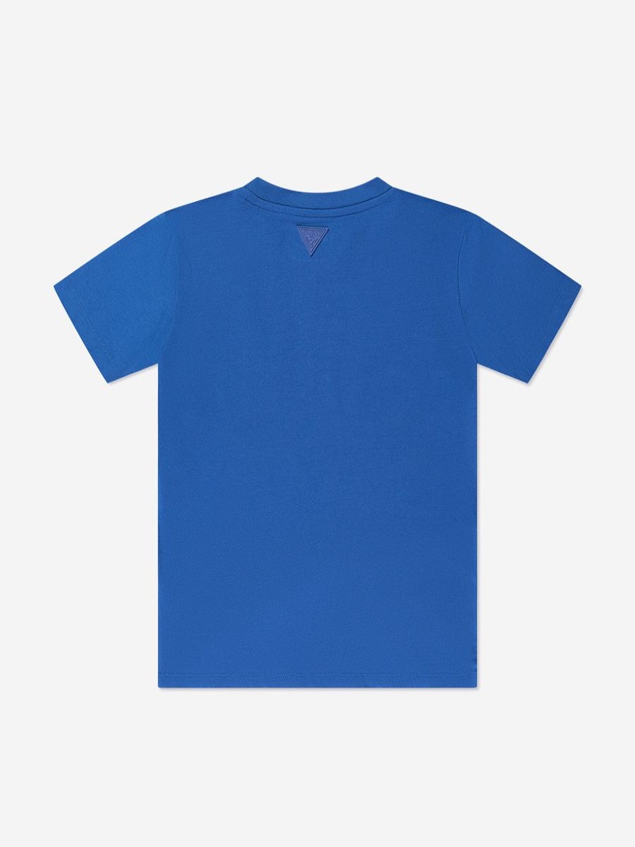 Boys Guess T-Shirts & Tops | Boys Logo T-Shirt In Blue