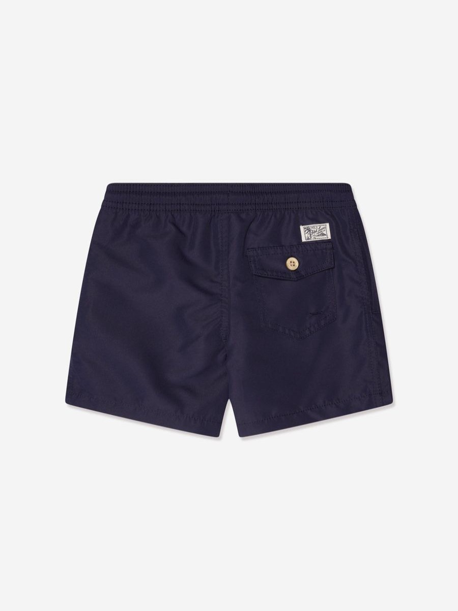 Boys Ralph Lauren Kids Swimwear | Boys Logo Swim Shorts In Navy