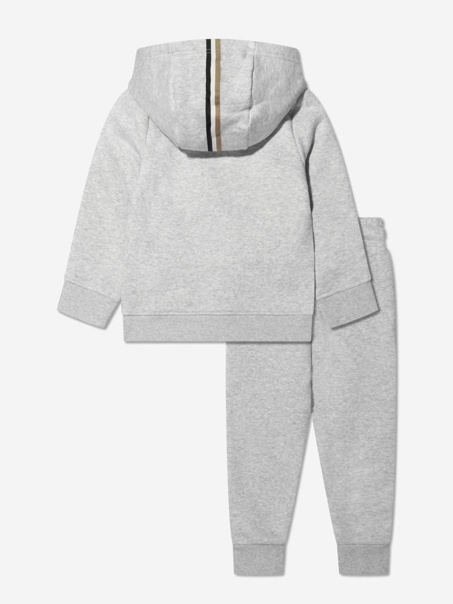 Boys BOSS Tracksuits | Boys Logo Tracksuit In Grey