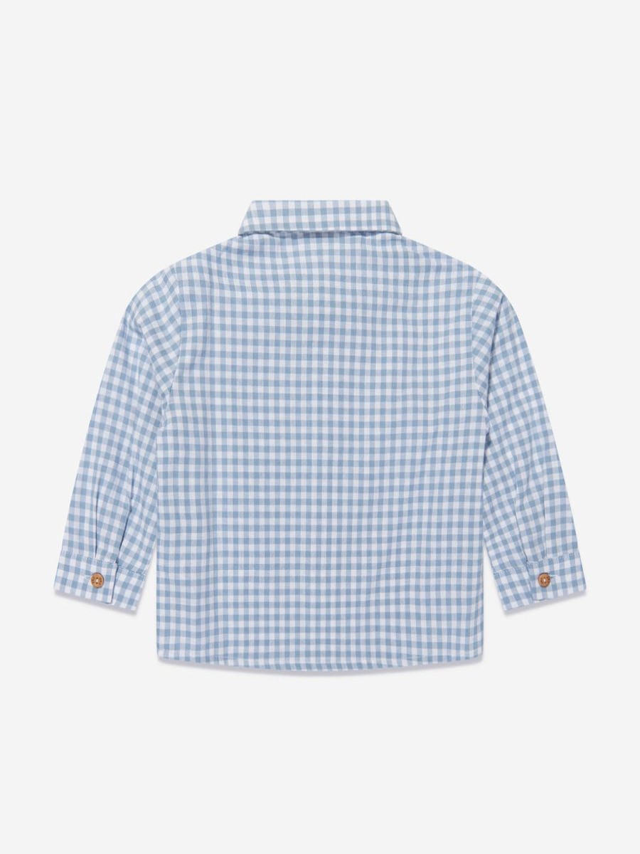 Boys Paz Rodriguez Shirts | Boys Check Shirt In Blue