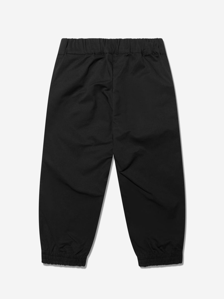 Boys Palm Angels Trousers | Boys Logo Belt Insert Trousers In Black