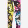 Girls Guess Leggings | Girls Collage Leggings In Multicolour