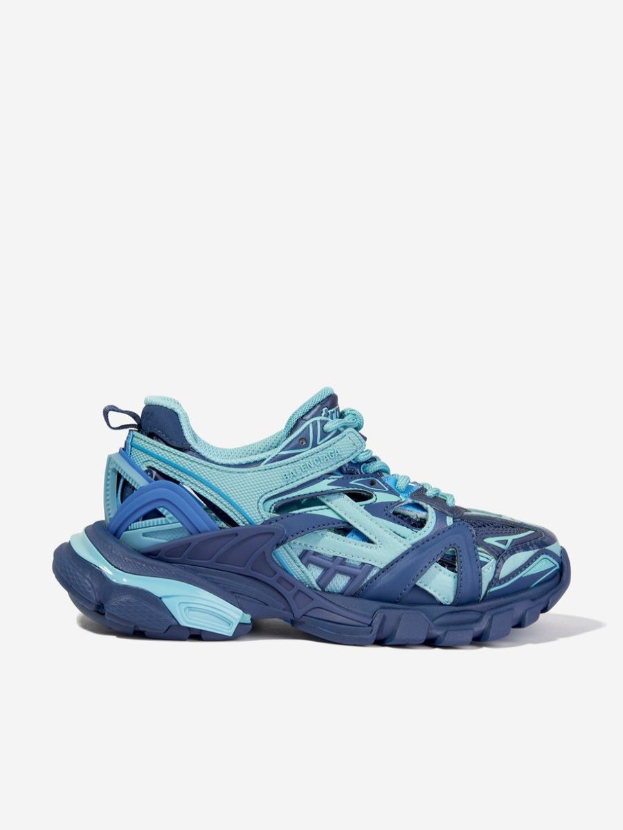 Boys Balenciaga Kids Sneakers | Boys Track 2 Trainers In Blue