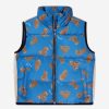 Boys Palm Angels Coats & Jackets | Boys Aop Pa Bears Track Gilet In Blue