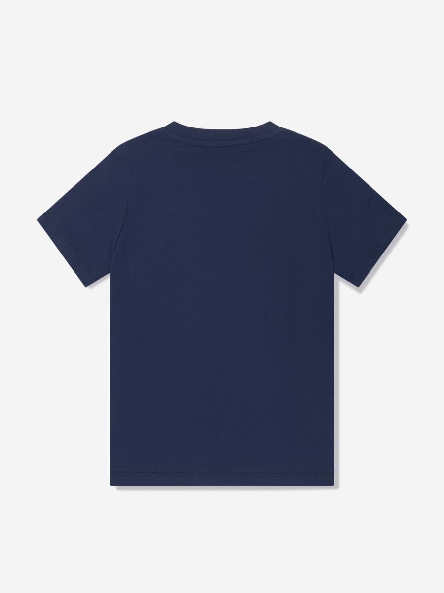 Boys Versace T-Shirts & Tops | Boys Medusa Logo T-Shirt In Navy