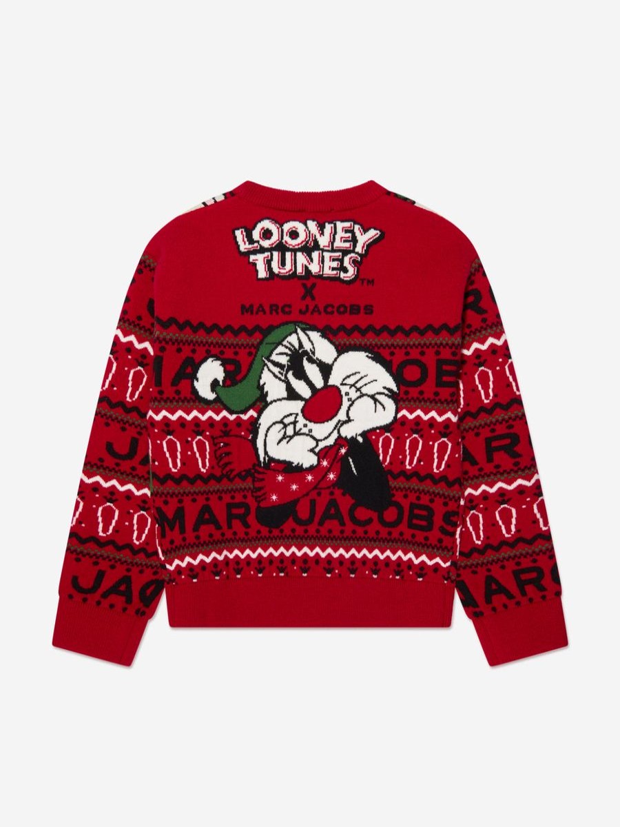 Boys MARC JACOBS Jumpers & Cardigans | Boys Looney Tunes Jumper In Red