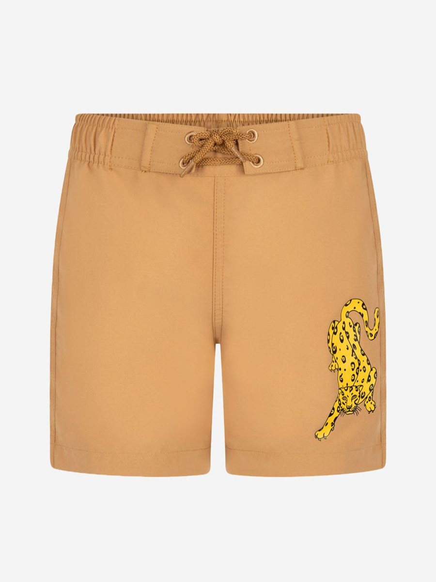 Boys Mini Rodini Swimwear | Boys Swim Shorts - Leopard Swim Shorts