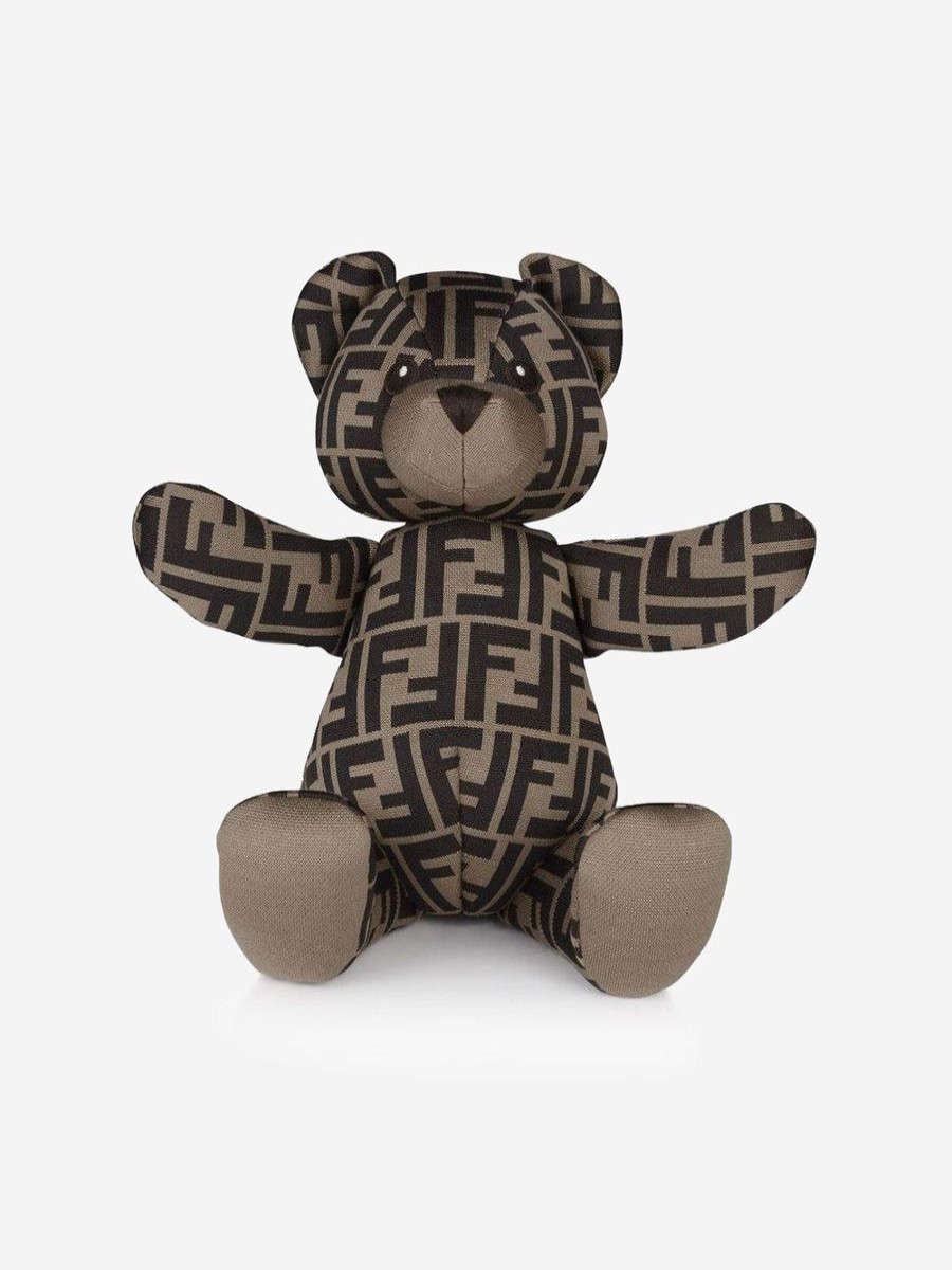 Baby Fendi Kids Toys | Unisex Ff Logo Teddy Bear