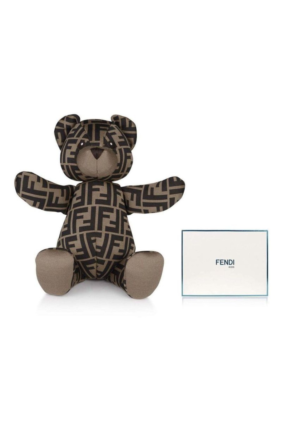 Baby Fendi Kids Toys | Unisex Ff Logo Teddy Bear