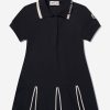 Girls Moncler Enfant Dresses | Girls Logo Polo Dress In Navy