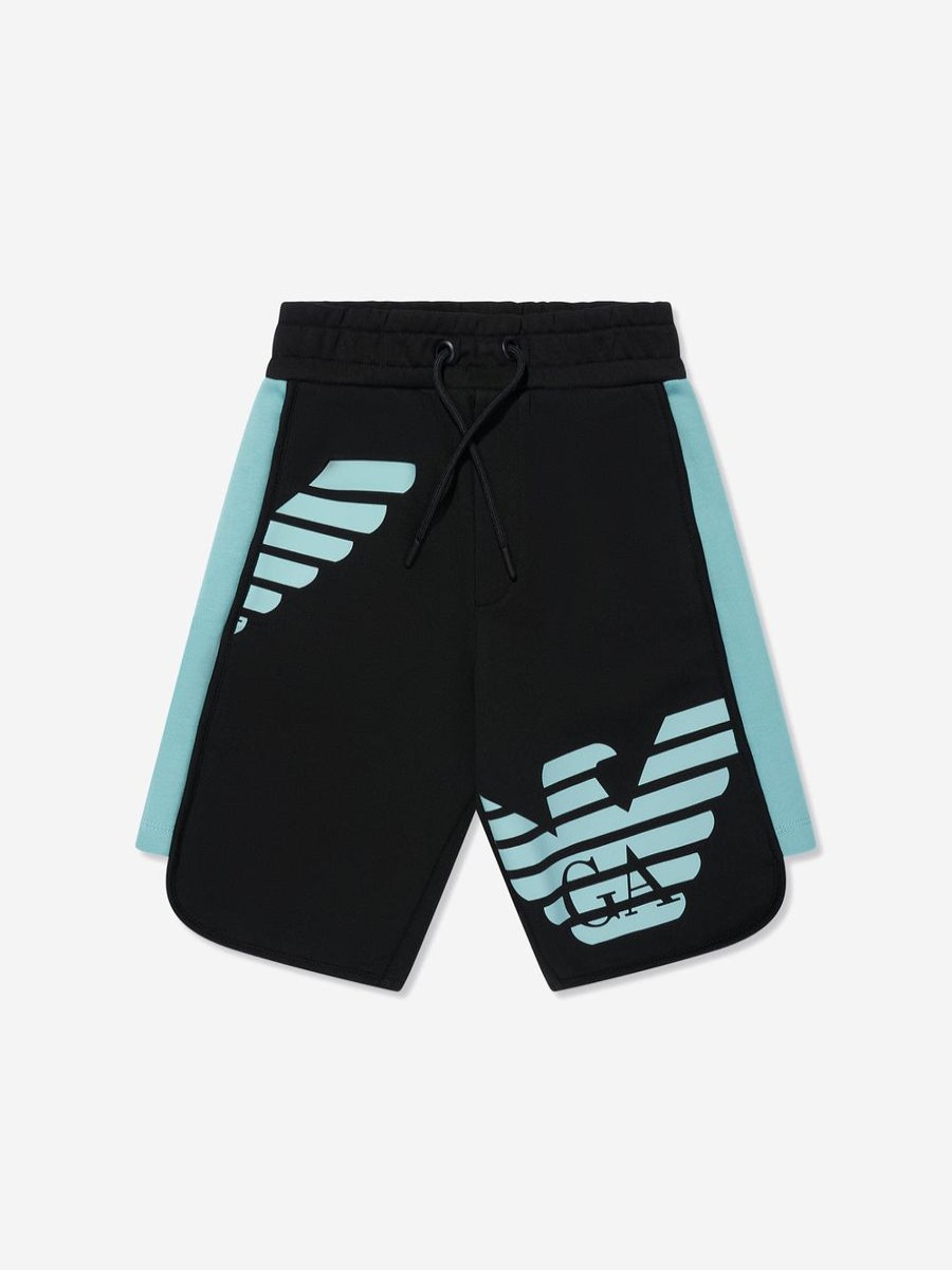 Teen Emporio Armani Underwear | Boys Logo Shorts In Black