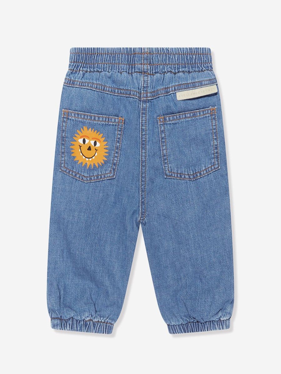 Baby Stella McCartney Kids Jeans | Baby Boys Chambray Trousers In Blue