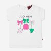 Girls Aigner Tops & T-Shirts | Baby Girls Logo T-Shirt In White