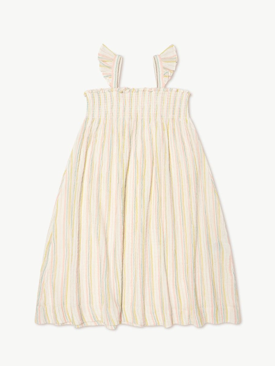 Girls Bonpoint Dresses | Bonpoint - Girls Alexandra Maxi Dress In Ivory | Childsplay Clothing