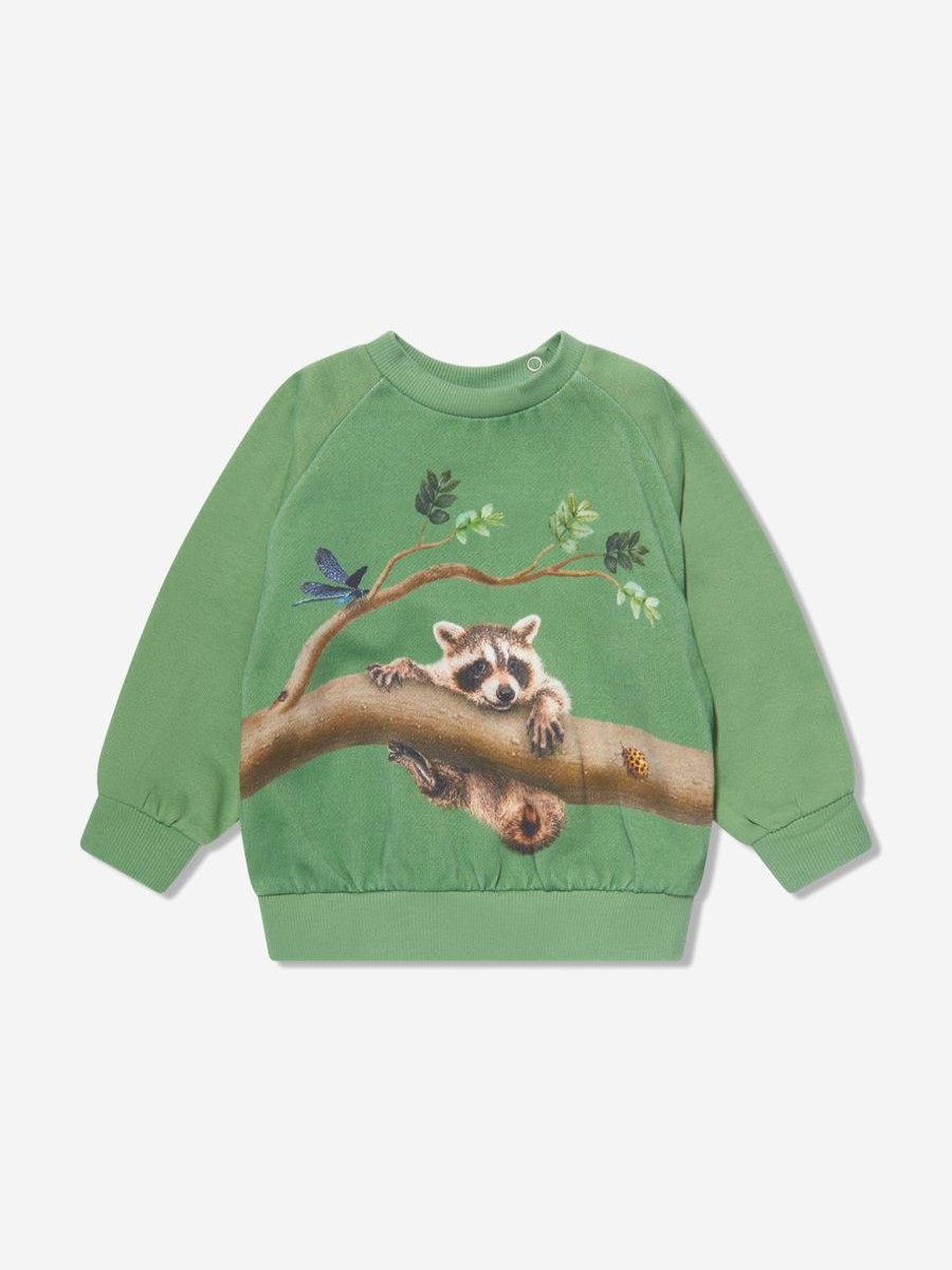 Baby Molo Sweatshirts & Hoodies | Kids Branch Living Sweatshirt In Green