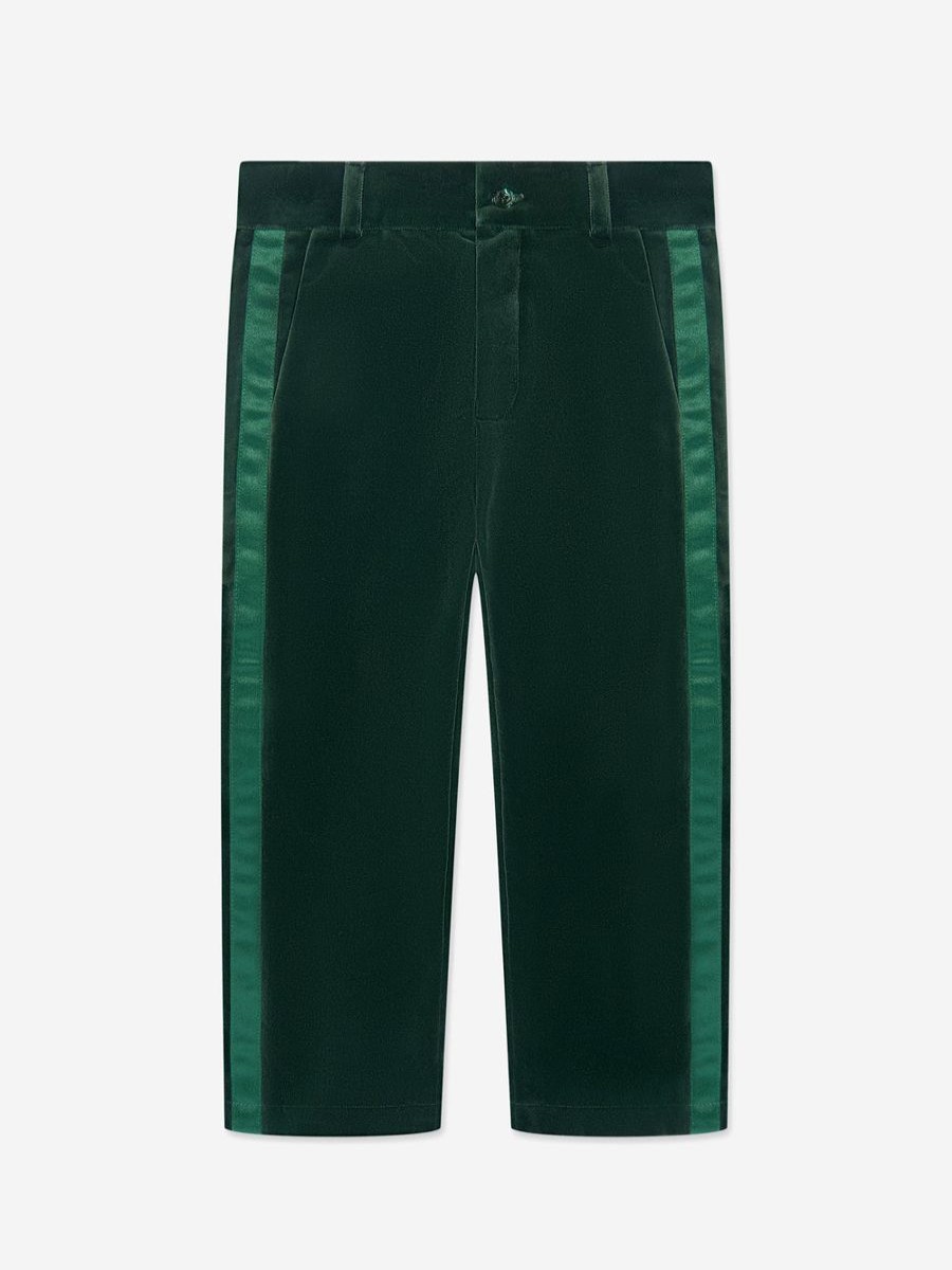 Boys Patachou Trousers | Boys Cotton Trousers In Green