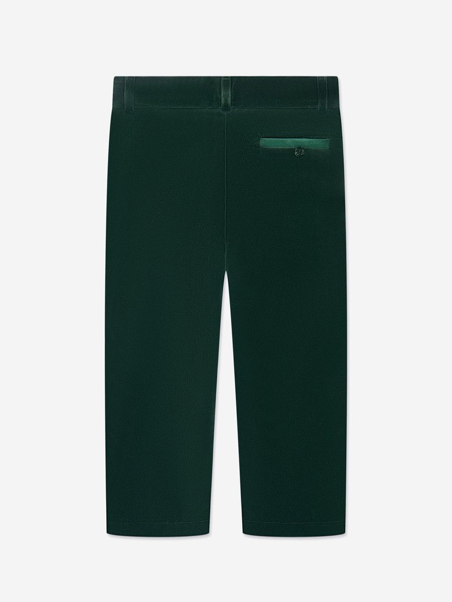 Boys Patachou Trousers | Boys Cotton Trousers In Green