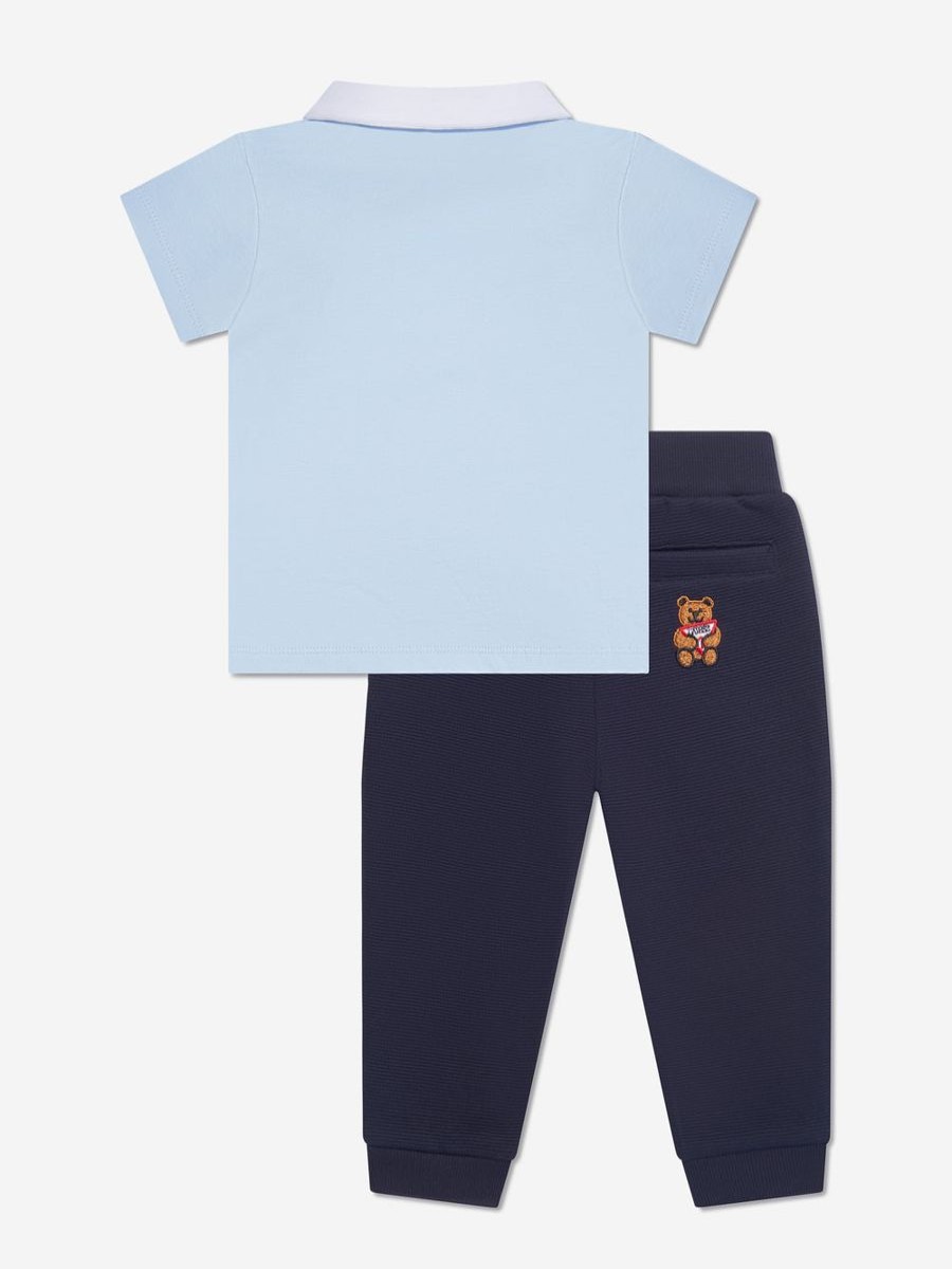 Boys Guess Trousers | Boys Joggers Set In Blue