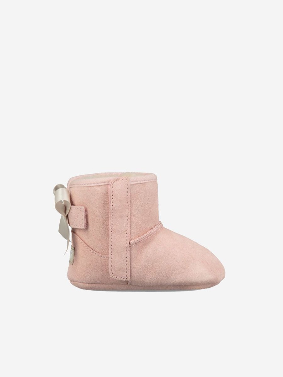 Baby UGG Shoes | Baby Girls Suede Jesse Bow Ii Booties