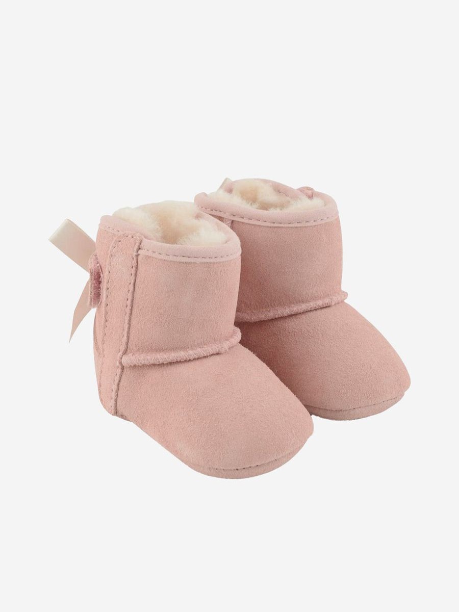 Baby UGG Shoes | Baby Girls Suede Jesse Bow Ii Booties