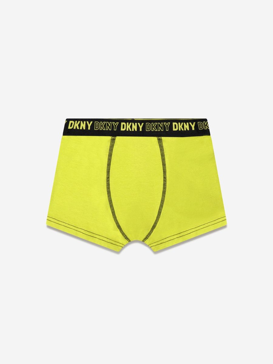 Boys DKNY Underwear | Boys 3 Pack Boxer Shorts Set In Green